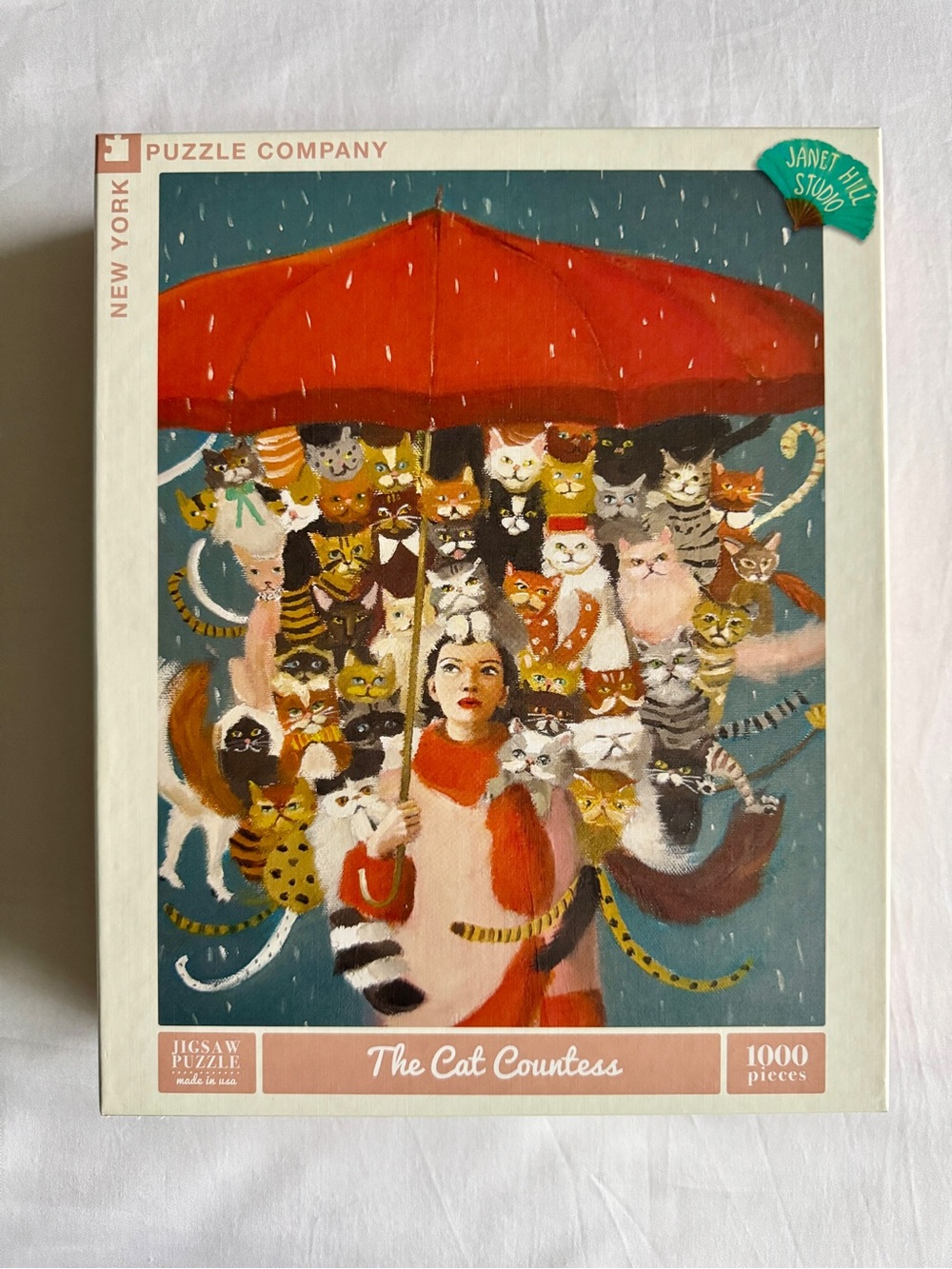 New York Puzzle Company 'The Cat Countess' Jigsaw Puzzle